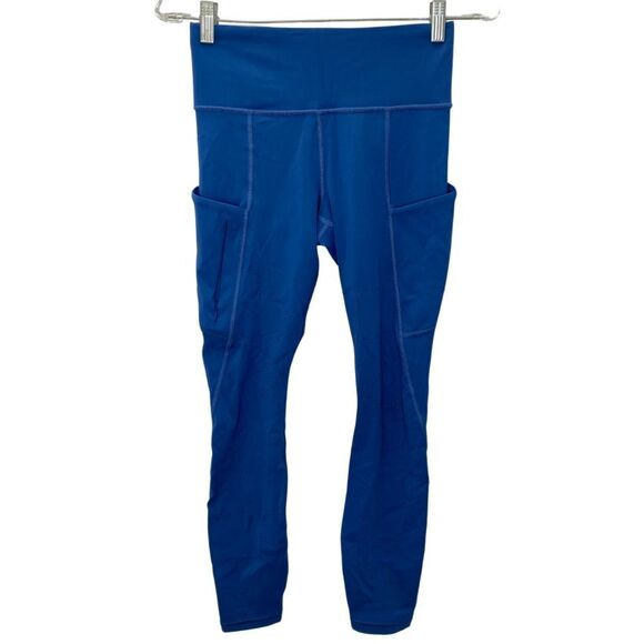FINAL OFFER Athleta All Reaction Leggings in Storm Blue Size Extra Small - Picture 1 of 14